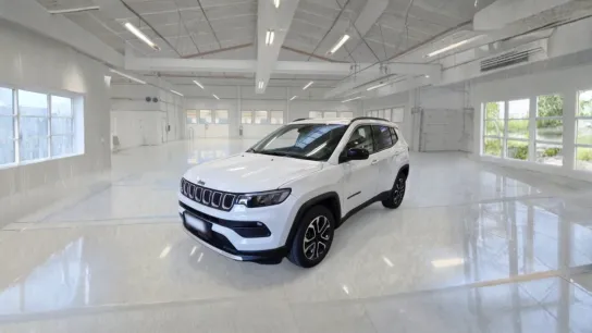 Jeep Compass Alpine White vista frontale